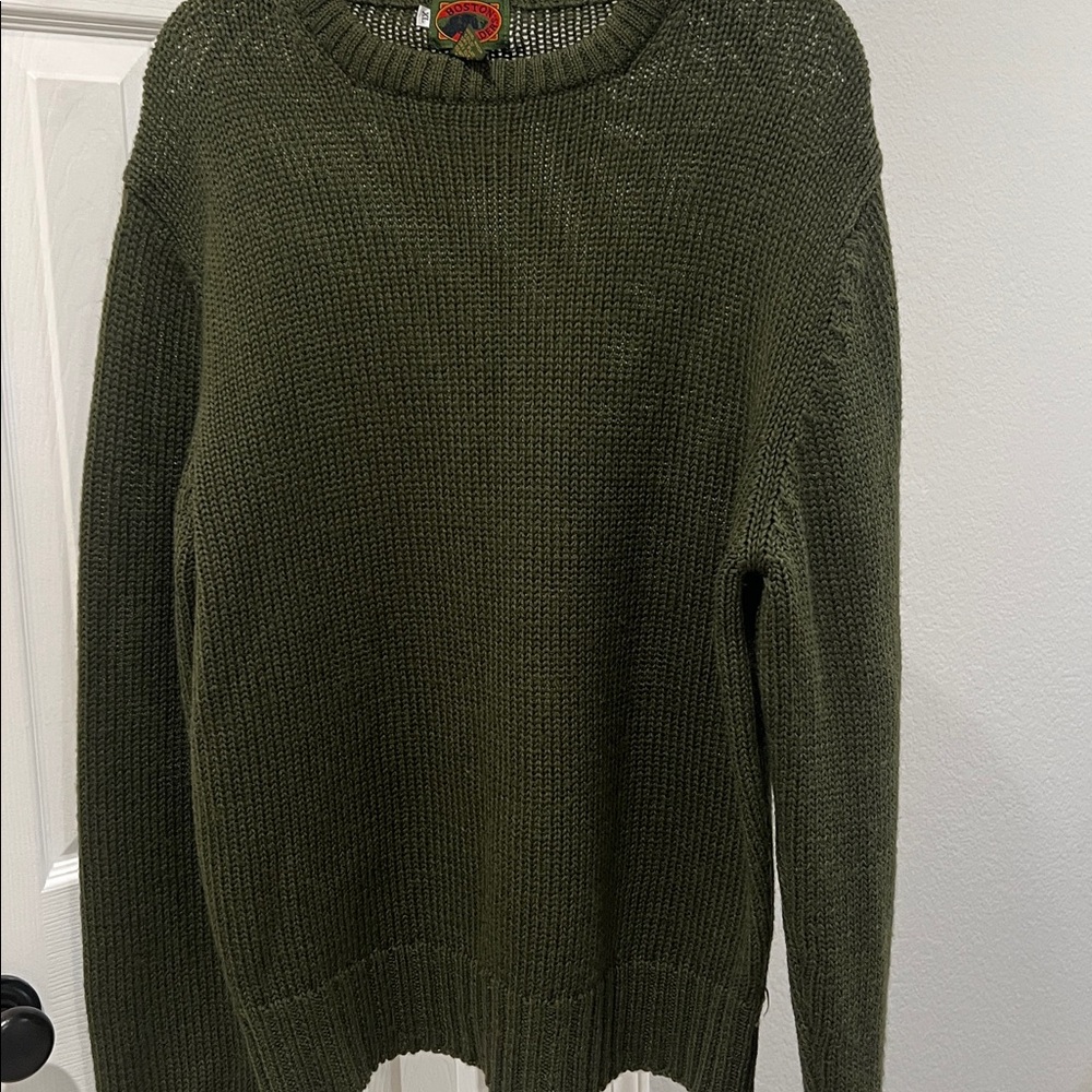 VTG Boston Traders 100% Wool Sweater- EUC - size XL